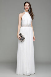 WomenRunway Designer Dresses Halter Sleeveless Embroidery Lace Open Back Fashion Long Party Prom Maxi Dresses